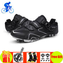 Tênis de ciclismo masculino, sapatilha ciclismo mtb spd sapatos respiráveis auto-travável sapato de ciclismo de montanha 2024 - compre barato