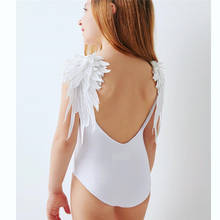 Girls Bathwear Casual Angel  Swimsuit Kids Girls Bathing Suit Kids One Piece New Summer Bathing Swimsuit Swimming Lovely Clothes 2024 - buy cheap