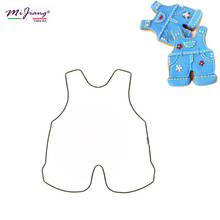 Stainless Steel Baby Suspender Trousers Cookie Cutter Slicer Fondant Biscuit Mould Chocolate Pastry Cake Decoration Tools S7074 2024 - buy cheap