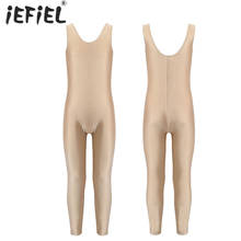 Kids Girls Ballet U Neck 4-10 Years Toddler Skate Sleeveless Gymnastics Yoga Sports Leotard Children Dance wear Bodycon Bodysuit 2024 - buy cheap