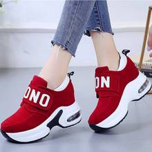 Platform Wedge Chunky Sneakers Ladies Shoes Running Shoes Trainers Women Female Shoes Black Red Sneakers Women Tenis Feminino 2024 - buy cheap