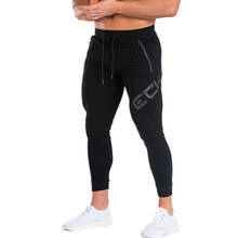 Pantalones ajustados de marca para gimnasio, ropa elástica informal para Fitness, culturismo, chándal informal, M-XXL, Otoño e Invierno 2024 - compra barato