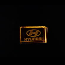 Hyundai-memoria USB de metal + Cristal, pendrive moderno con logotipo personalizado, 4GB, 8GB, 16GB, 32GB, 64GB, 128GB, almacenamiento externo 2024 - compra barato