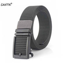 CANTIK New Design High Quality Fashion Leisure Nylon Belt Fake Pin Automatic Buckle Clothing Accessories 3.8cm Width CBCA180 2024 - buy cheap