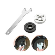1 Set Universal Wrench Flange Lock Nut Angle Grinder Spanner Metal Silver Grinding Angle Grinder Accessories Flange Spanner set 2024 - buy cheap