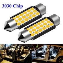 2PCS Festoon 31mm 36mm 39mm 41mm C5W C10W Super Bright 3030 LED Bulb Car Dome Light Canbus Auto Interior Reading Lamp Warm White 2024 - buy cheap