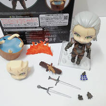 10 см Ведьмак-ed 3 Wild Hunt 907 Geralt Белый Волк Geralt ПВХ фигурка Коллекционная модель игрушки подарки 2024 - купить недорого