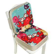 2 шт./компл. детские обеденный стул подушки детские повышенной Подушка на стул регулируемые съемные стульчик для кормления кресло сиденье стул Портативный 2024 - купить недорого