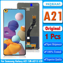 Pantalla LCD AMOLED para Samsung Galaxy A21, A215, SM-A215U, digitalizador de pantalla táctil, montaje de cristal, repuesto 2024 - compra barato