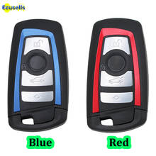 4 Buttons Replacement Smart Key Shell For BMW CAS4 F 3 5 7 Series E90 E92 E93 X5 F10 F20 F30 F40 Blue or Red color 2024 - buy cheap