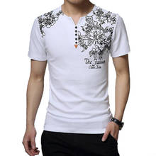 Fashion Short Sleeve T-shirts Mens Casual Slim Fitness Tshirt Summer Print Breathable Sportswear Brand Clothes Male Top Tees 2024 - buy cheap