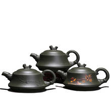 230ML yixing teapot zisha tea pot handmade mud lv kettle handpainting kung fu pot purple clay drinkware suit puer tieguanyin 2024 - buy cheap