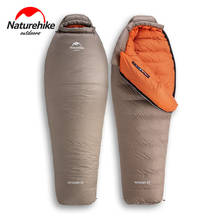 Naturehike Hot Climbing Series Goose down Mummy sleeping bag winter warm Adult Windproof Waterproof For Outdoor Camping Hiking 2024 - buy cheap
