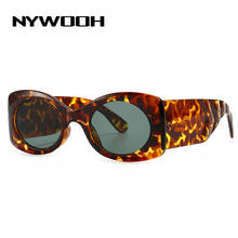 Nywooh vintage feminino óculos de sol marca designer oval óculos de sol pernas largas óculos femininos masculinos óculos uv400 2024 - compre barato