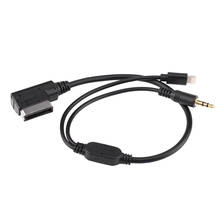 Cable adaptador auxiliar para coche AMI MDI MMI, adaptador MP3 de 3,5mm para iPod, iPhone 5, 6, Audi A3, A8, Q5, A6L, S5, A5, A4L, Q7, hecho de núcleo de cobre 2024 - compra barato