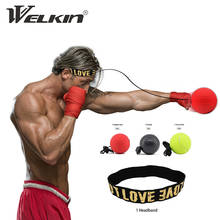 Welkin Kick Boxing Reflex Ball Head Band Fighting Speed Training Punch Ball Muay Tai MMA Exercise Equipment Accessories Gifts 2024 - buy cheap