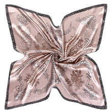 Bufanda de seda de Invierno para mujer, pañuelo femenino de marca Rich Tree, a la moda, novedad 2024 - compra barato