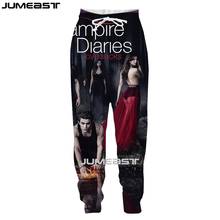 Jumeast Men Women 3D The Vampire Diaries Oversized Streetwear  Casual Long Pants Sweatpants Fashion Spring Autumn Trousers 2024 - buy cheap