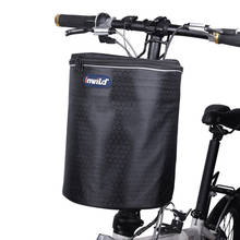 Bolsa frontal de bicicleta à prova d'água, cesta de armazenamento para scooter, bolsa de ciclismo de alta capacidade, cesta de transporte de lona 2024 - compre barato