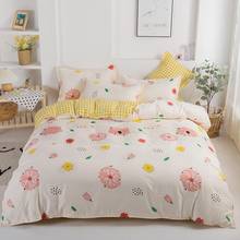 Pastoral Bedding Sets220x240 Duvet Cover Set With Pillowcases 200x200 Quilt Cover, Flower Pattern King Size Bed Cover 2020 2024 - buy cheap