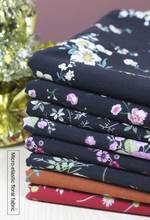 Chiffon Fabric By The Meter Floral Printed Micro Elastic Opaque Dress Skirt Flowers Summer Fabrics Breathable for Sewing Brocade 2024 - buy cheap