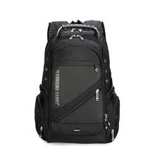 Школьные ранцы из ткани «Оксфорд», швейцарский рюкзак для ноутбука 17 дюймов, мужской водонепроницаемый дорожный ранец с USB-зарядкой, винтажная Женская и мужская сумка 2024 - купить недорого