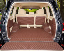 High quality! Special car trunk mats + Rear door mat for Toyota Land Cruiser 200 2021-2007 5 seats boot carpets cargo liner mat 2024 - buy cheap