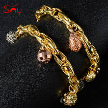 Sunny Jewelry Fashion Jewelry Charm Bracelets For Women Hand Chains Link Chain Ball Bracelet High Quality For Engagement Trend 2024 - buy cheap