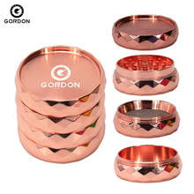 GORDON Smoking Accessories Zinc Alloy Herbal Grinder Gradient Color 56mm Metal Tobacco Grinder Spice Grinder Pipe Accessories 2024 - buy cheap