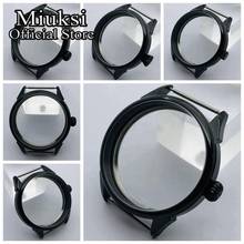 Miuksi 42mm black PVD case fit ETA 6497 6498 Seagull ST3600 ST3620 ST36 series movement 2024 - buy cheap