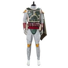 Movie Boba Fett Cosplay Costume Men Uniform Armor Vest Cloak Halloween Outfits Carnival Costume Full Set 2024 - buy cheap