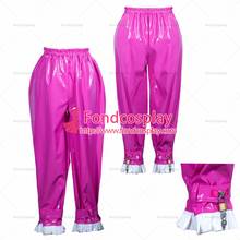 fondcosplay adult sexy cross dressing sissy maid hot pink heavy pvc lockable pants bloomers Uniform Tailor-made[G3775] 2024 - buy cheap