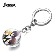 1Pc Popular Anime Noragami Aragoto Yato Key Chain Cosplay Props Cartoon Figures Crystal Glass Ball Key Chain Bag Pendant Llavero 2024 - buy cheap