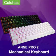 ANNE PRO2 60% Mechanical Keyboard 61keys Bluetooth-compatible Gaming Keyboard For iPad Tablet Phone Macbook BT5.0 Type-C Keypad 2024 - buy cheap