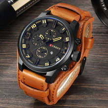 Curren 8225 Army Military Quartz Mens Watches Top Brand Luxury Leather Men Watch Casual Sport Male Clock Watch Relogio Masculino 2024 - buy cheap