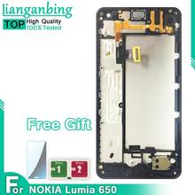 5.0'' Display For NOKIA Microsoft Lumia 650 LCD Display Touch Screen Digitizer Assembly For Nokia Lumia650 LCD Screen With Frame 2024 - buy cheap