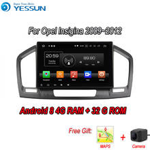 YESSUN Android 8 4G RAM для Opel Insignia 2009 ~ 2012 Автомобильный навигатор GPS мультимедийный плеер Зеркало Ссылка Радио сенсорный экран 2024 - купить недорого