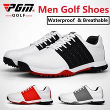 2020 Pgm обувь для игры в гольф Для мужчин Водонепроницаемый дышащая обувь для гольфа скольжению, спортивные кроссовки для улицы, шипы для гольфа спортивная обувь 2024 - купить недорого