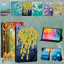 Funda de cuero PU A prueba de golpes para tableta Samsung Galaxy Tab A, SM-T290/SM-T295, 2019, 8,0 pulgadas, + lápiz óptico 2024 - compra barato