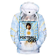 Bola rei diego armando maradona hoodies 2 a 14 anos de idade crianças hoodies moletom com capuz 2024 - compre barato