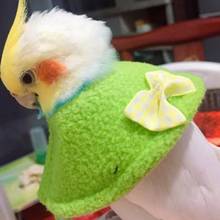 Adorável pássaro de pano e papagaio roupas para voo de pássaros para bochecha verde conetos de pássaros barbeiros médio e grande pássaro 2024 - compre barato