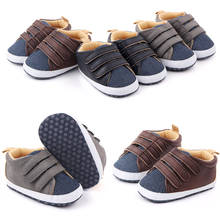 New Cool Infant Baby Boys Pu leather Pre-Walkers Pram Shoes First Walkers Trainers 0-18M Crib Shoes 2024 - buy cheap