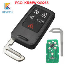 KEYECU Replacement Smart Remote Car Key FOB 5 Buttons 433MHz ID46 Chip for Volvo S80 S60 SC60 V60 XC70 V70 FCC: KR55WK49266 2024 - buy cheap