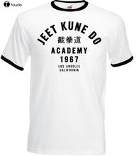 Jeet Kune Do Academy Mens Martial Arter T-Shirt Bruce Lee Gymer 2019 Hot Sale Summer Casual Man Good Quality Cheap Shirt Online 2024 - buy cheap