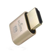 4K 3840x2160 60 Гц виртуальной, совместимому с HDMI EDID фиктивный штекер Безголовый призрак эмулятор отображения 2024 - купить недорого