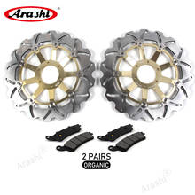 Arashi gl 1800-disco de freio dianteiro cnc, rotores para honda gl1800 goldwing 2008 2009 2010 2011 2012 2013 2014 2024 - compre barato