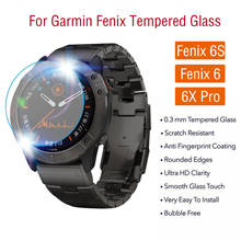 Пленка для Garmin Fenix 6 Pro/Fenix 6S Pro, закаленное стекло премиум-класса, Защитная пленка для экрана Garmin Fenix 6X Pro, солнечные умные часы 2024 - купить недорого