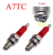 2pcs Motorcycle Spark Plugs of Motorbike Scooter Cub Dirt-Bike Fit for 50cc 100cc 125cc Motos A7TC D8TC 10mm 12mm 3-Claws Head 2024 - buy cheap