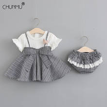 Baby Girls Princess Dress For Baby Girls Summer Dress Casual Plaid Infant Baby Party Dress Kids Newborn Clothes 2024 - buy cheap