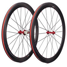 700C Ultra light Road Bike Carbon Wheels 50mm 23/25mm width Tubular Clincher Tubuless V/ U shape Wheelset with Powerway R13 hub 2024 - buy cheap